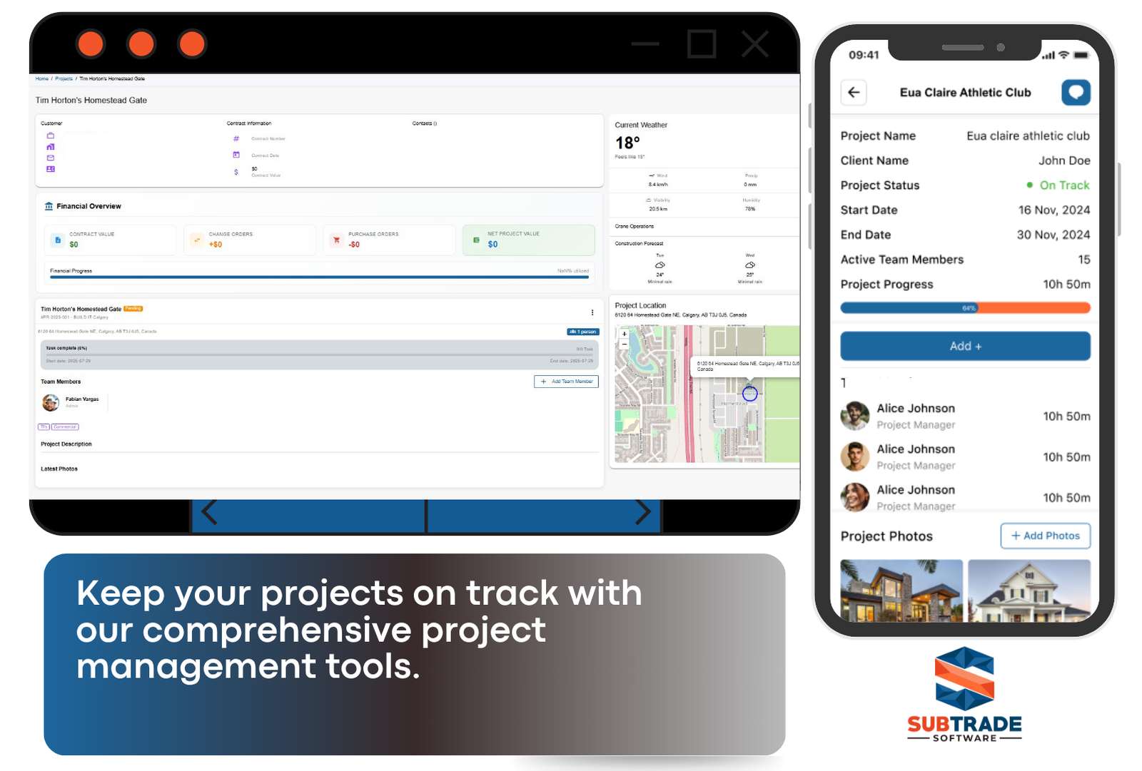 Project management software