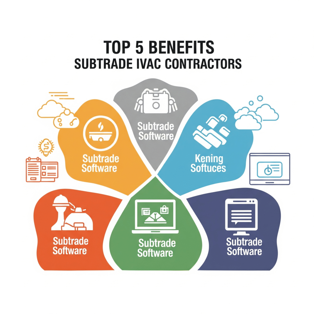Top 5 Benefits of Subtrade Software for HVAC Contractors